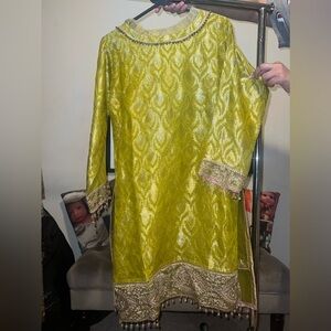 Two piece Green dress large